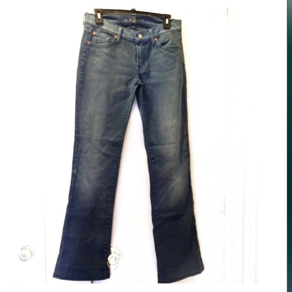 7 for all mankind jeans size 28 lighter blue
